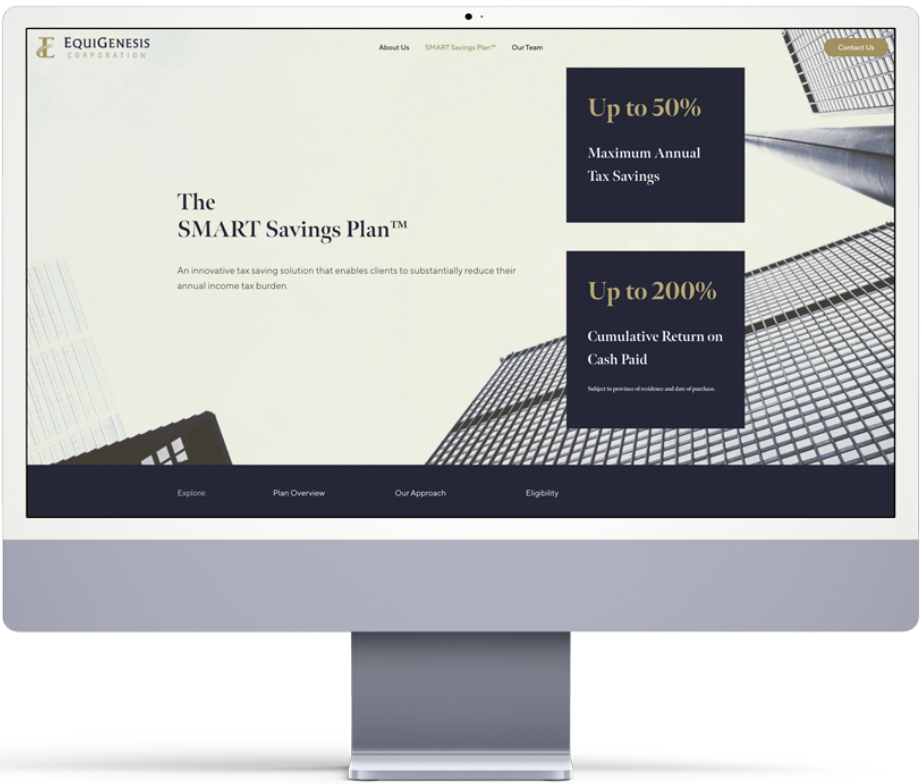Smart Savings Plan website